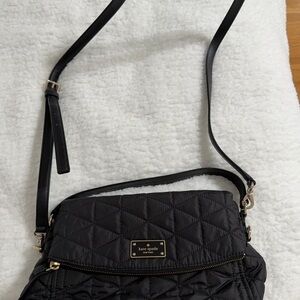 Kate Spade Quilted Black Crossbody Bag